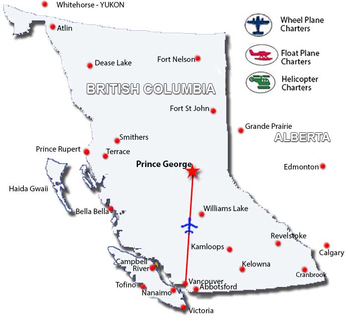 Prince George Charter Flights 
